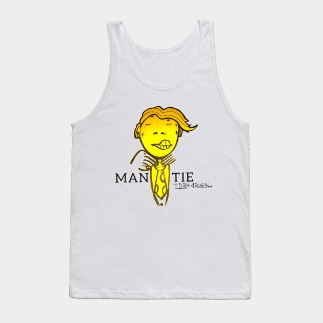 MAN Tie Tank Top by Tigredragone